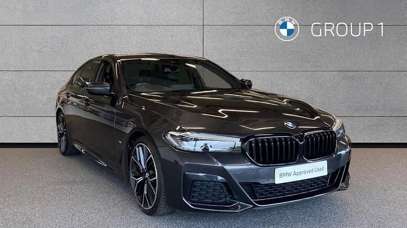Grey Used 2021 BMW 520 M Sport Sedan | £28,195 (Fair price) - Image 1/4
