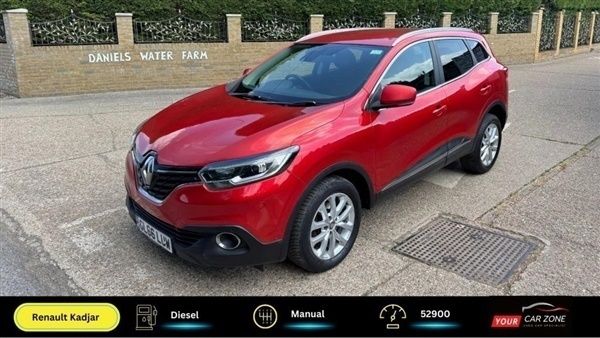 Red Used 2016 Renault Kadjar Dynamique SUV | £8,200 (Fair price) - Image 1/1