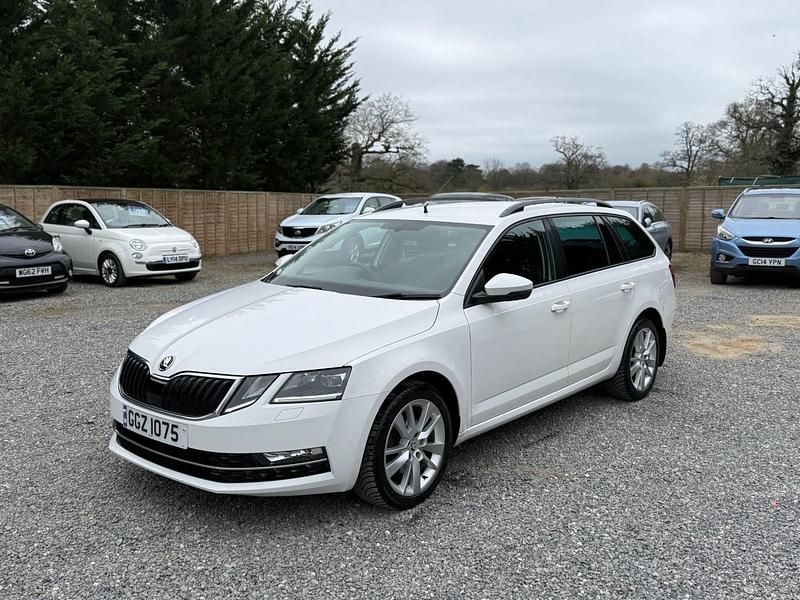Used Skoda Octavia SE L 150 HP (110 kW) 2017 White Estate