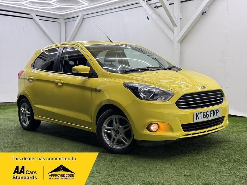 Used Ford Ka Plus Zetec 85 HP (62 kW) 2016 Yellow Hatchback