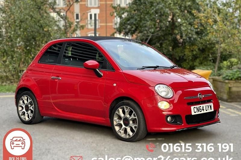 Red Used 2014 Fiat 500C S Cabriolet | £6,295 (Fair price) - Image 1/1