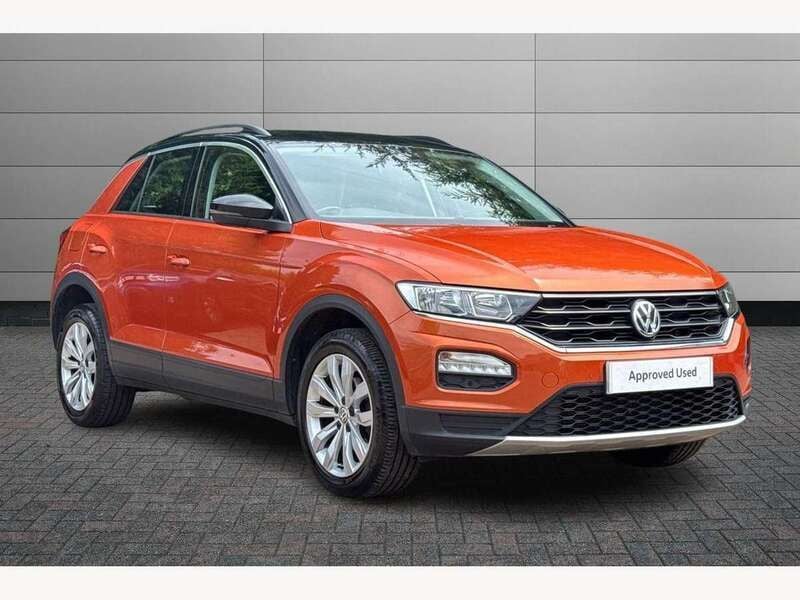 Energetic orange Used 2019 VW T-Roc SE SUV | £12,995 (Fair price) - Image 1/4