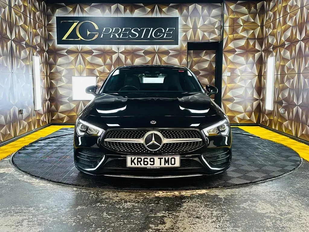 Used Mercedes CLA220 AMG line 2019 Black Sedan