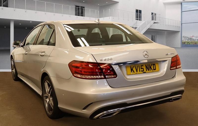 Used Mercedes E250 AMG line 2015 Silver Sedan