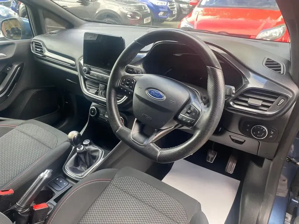 Used Ford Fiesta ST-Line 125 HP (91 kW) 2019 Blue Hatchback