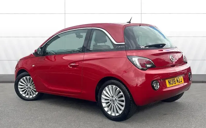 Used Vauxhall Adam Glam 69 HP (50 kW) 2018 Red Hatchback