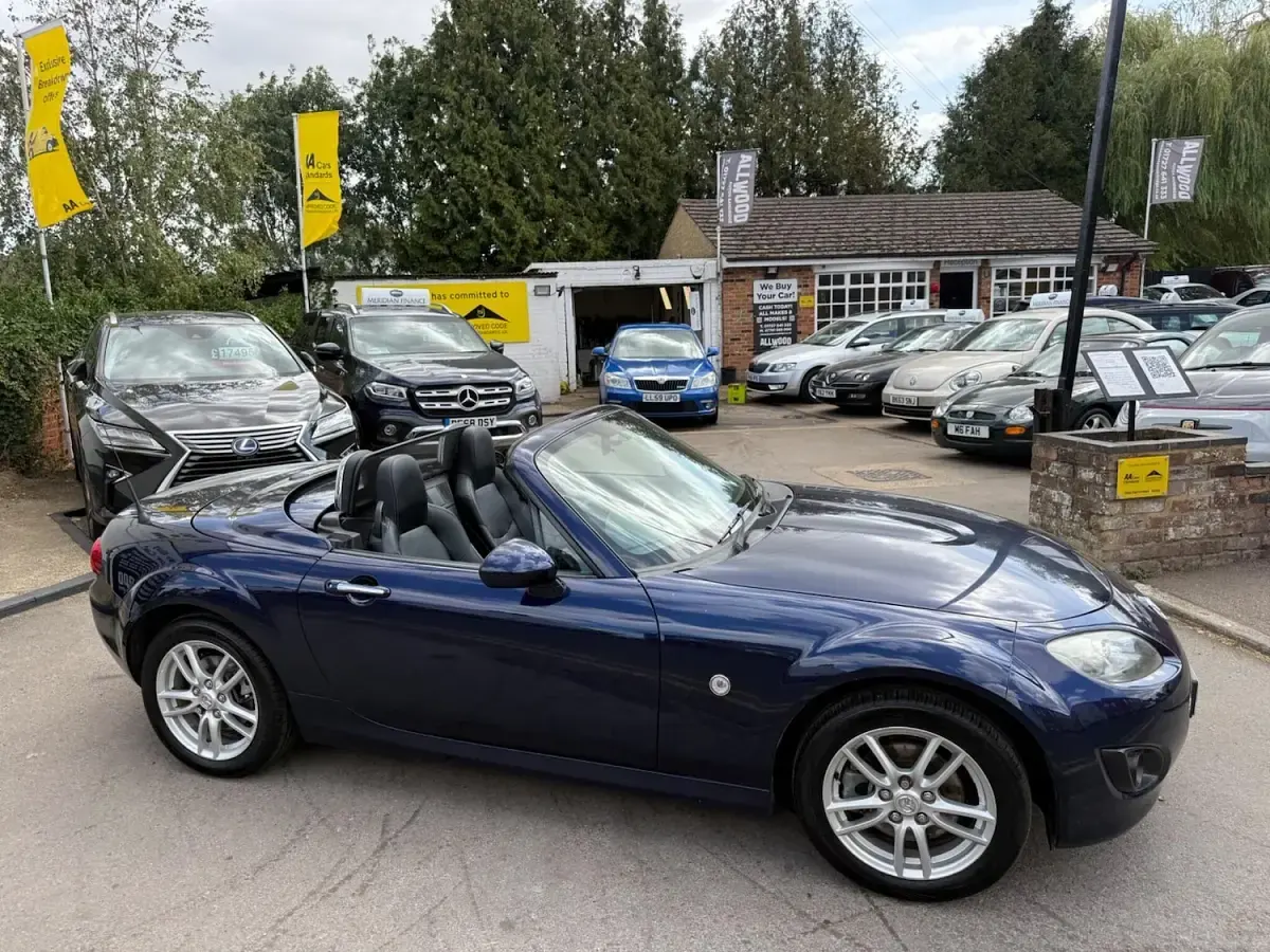 Used Mazda MX5 126 HP (92 kW) 2009 Blue Cabriolet