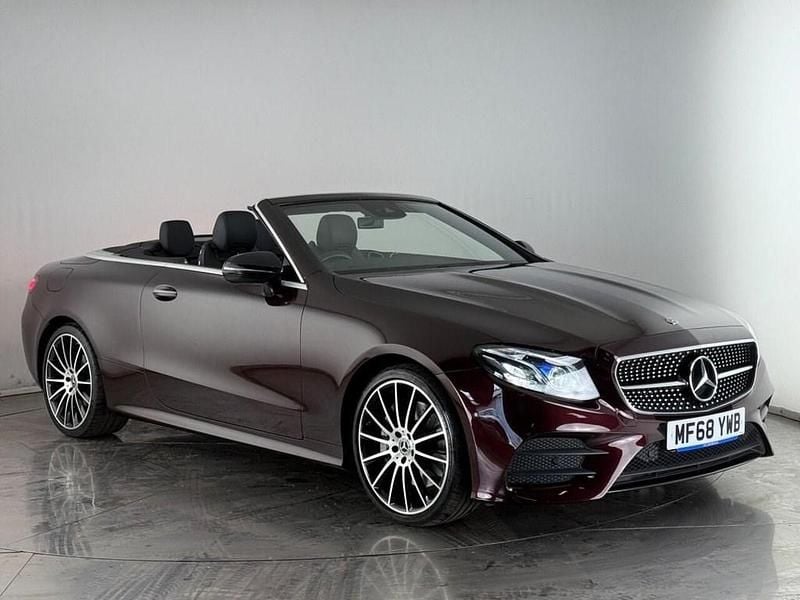 Red Used 2018 Mercedes E300 AMG line Cabriolet | £18,550 (Fair price) - Image 1/3