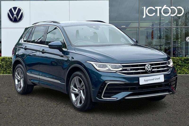 Blue Used 2023 VW Tiguan R-line Edition SUV | £29,786 (Fair price) - Image 1/4
