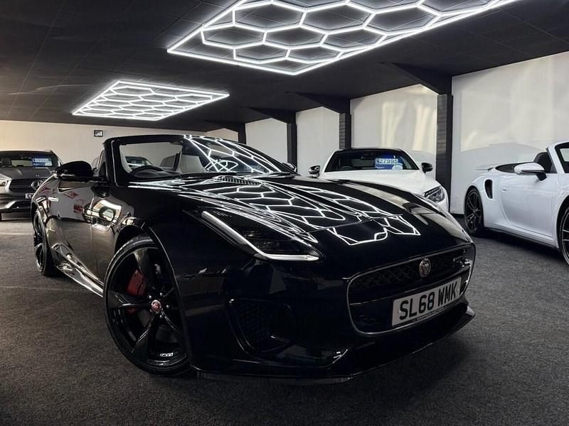 Black Used 2018 Jaguar F-Type R-Dynamic Cabriolet | £32,995 (Fair price) - Image 1/4