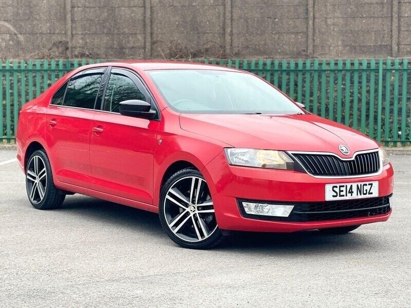 Red Used 2014 Skoda Rapid Sport Hatchback | £4,995 (Fair price) - Image 1/4