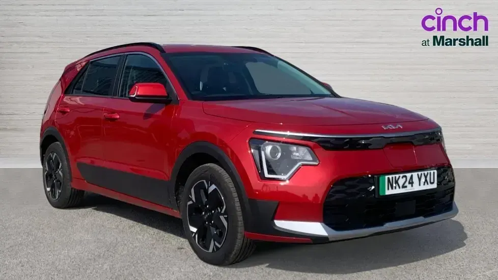 Begagnad Kia e-Niro 147 kW (201 HK) 2024 Röd SUV