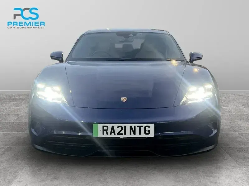 Used Porsche Taycan Performance Package 419 kW (571 HP) 2021 Blue Sedan