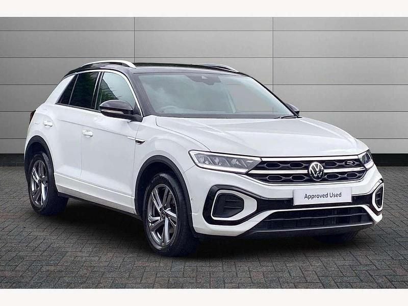 White Used 2022 VW T-Roc R-line SUV | £22,595 (Fair price) - Image 1/3