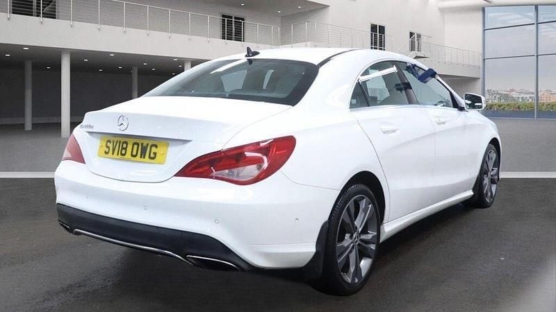 Used Mercedes CLA200 2018 White Sedan