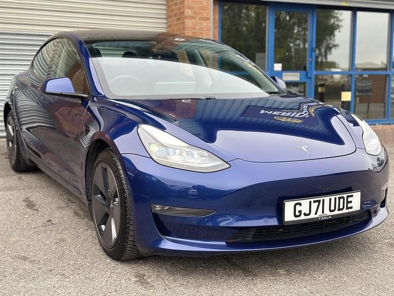 Usado Tesla Model 3 Long Range AWD 366 kW (498 HP) 2021 Azul Sedan