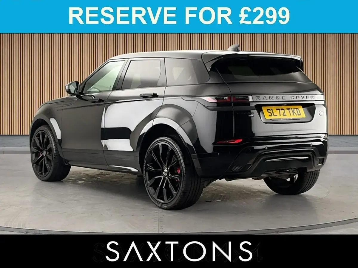 Used Land Rover Range Rover evoque S 305 HP (224 kW) 2022 Santorini black Hatchback