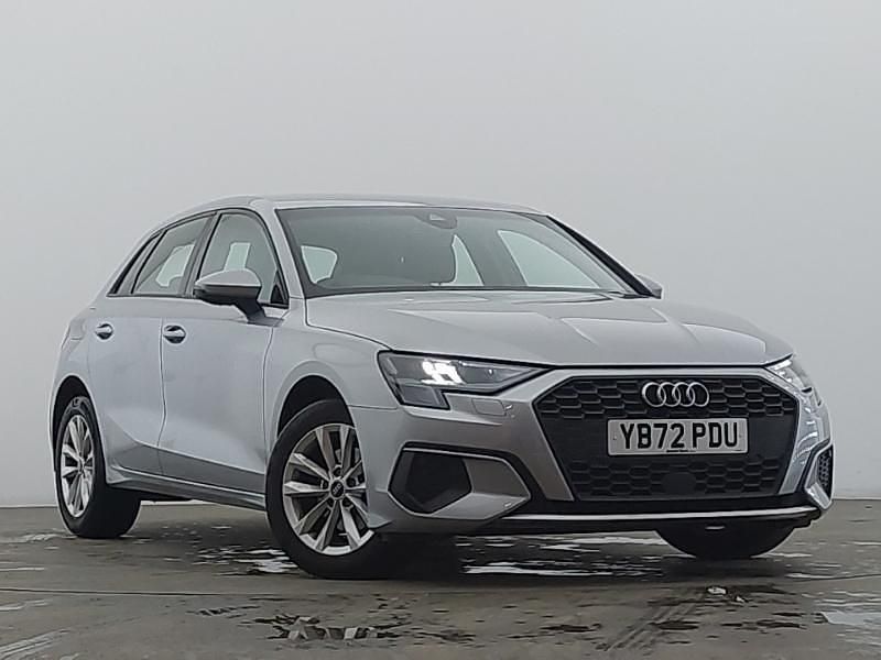 Silver Used 2023 Audi A3 Sedan | £15,498 (Good price) - Image 1/4