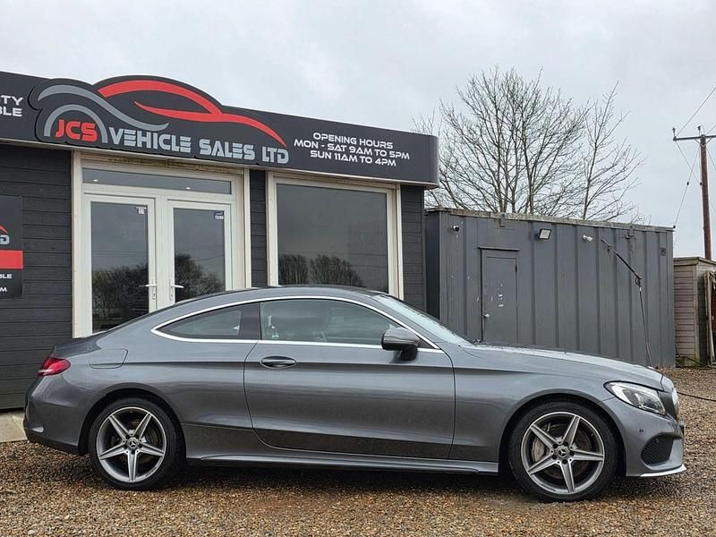 Used Mercedes C250 AMG line 204 HP (150 kW) 2017 Grey Coupe