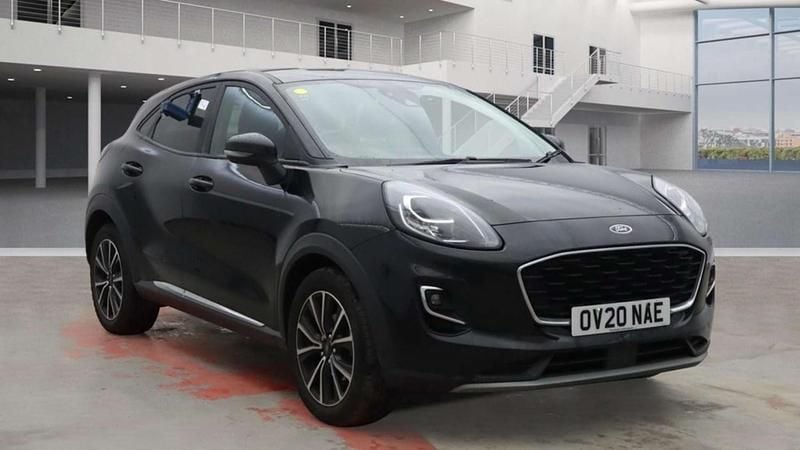 Black Used 2020 Ford Puma Titanium Hatchback | £11,900 (Good price) - Image 1/4