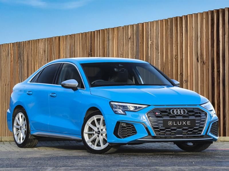 Blue Used 2022 Audi S3 Comfort Sedan | £30,898 (Fair price) - Image 1/4