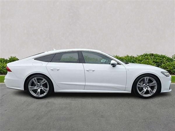 Used Audi A7 S-Line 204 HP (150 kW) 2019 White Hatchback
