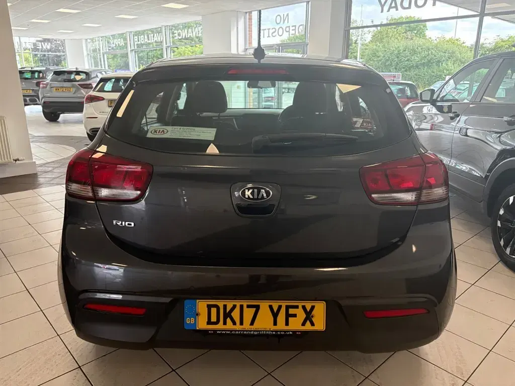Used Kia Rio 84 HP (61 kW) 2017 Grey Hatchback