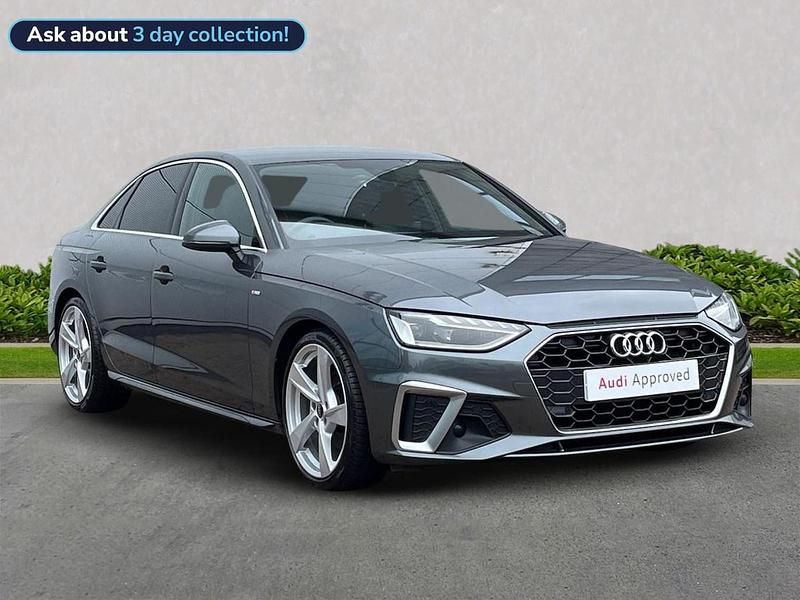 Grey Used 2021 Audi A4 S-Line Sedan | £19,556 (Fair price) - Image 1/4