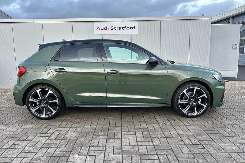 Used Audi A1 Black Edition 113 HP (83 kW) 2025 District green, metallic Hatchback