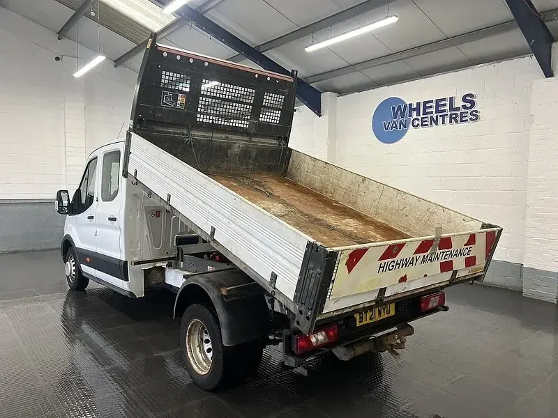 Used Ford Transit 130 HP (95 kW) 2021 White Cabriolet
