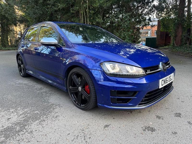 Used VW Golf VII R 2016 Blue Hatchback