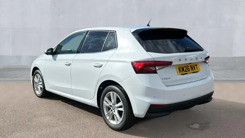 Used Skoda Fabia SE L 116 HP (85 kW) 2026 Moon white metallic Hatchback