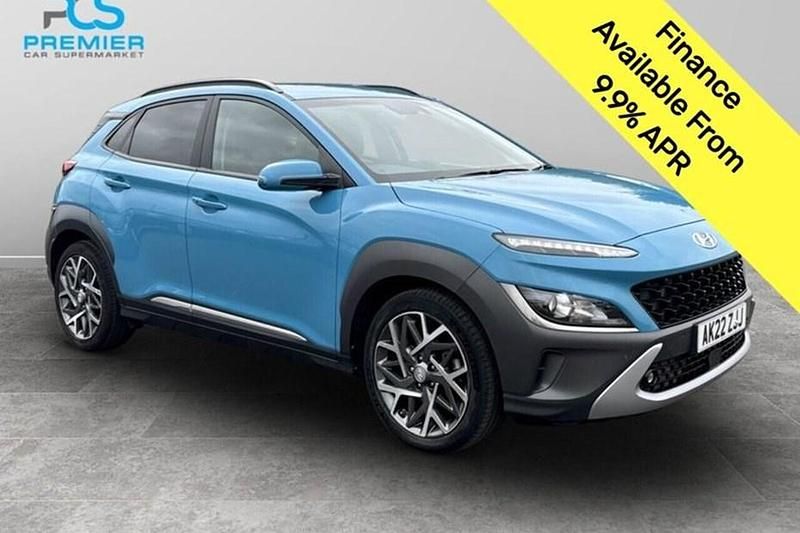 Used Hyundai Kona Premium 141 HP (103 kW) 2022 Dive blue SUV