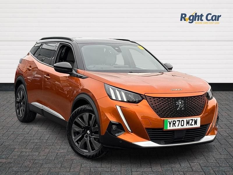 Orange Used 2020 Peugeot e-2008 GT SUV | £12,599 - Image 1/4