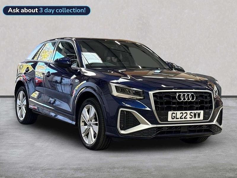 Blue Used 2022 Audi Q2 S-Line SUV | £21,205 (Fair price) - Image 1/4