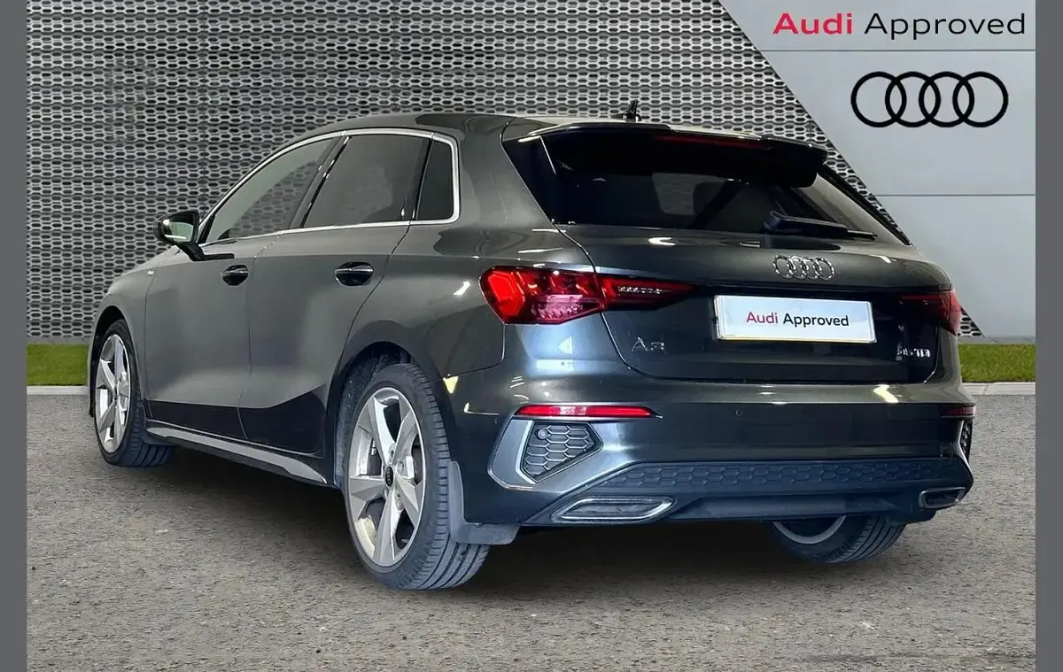 Used Audi A3 S-Line 150 HP (110 kW) 2023 Grey Sedan