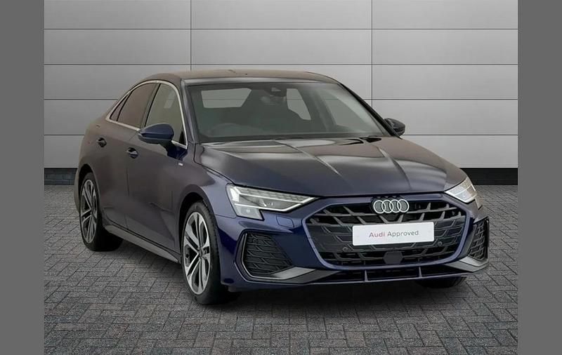Used Audi A3 S-Line 148 HP (108 kW) 2025 Blue Sedan