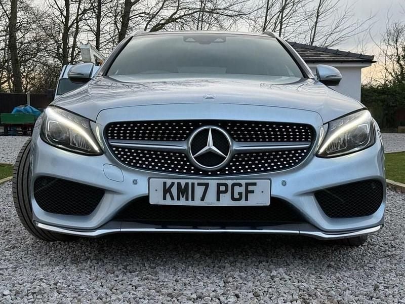 Silver Used 2017 Mercedes C250 AMG line Estate | £12,540 (Super price) - Image 1/4