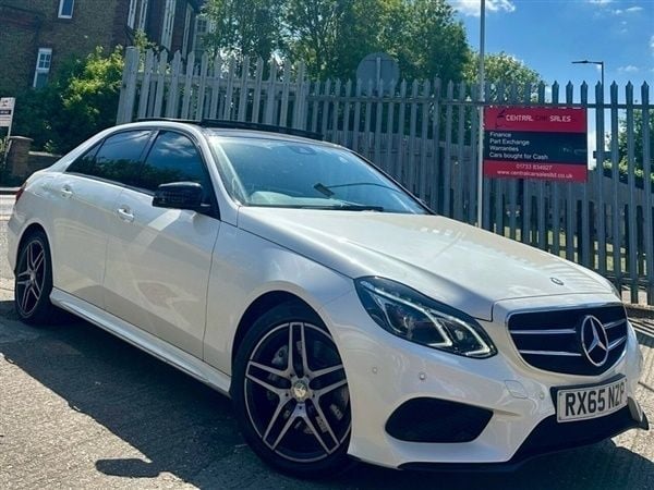 White Used 2015 Mercedes E350 Premium Plus Sedan | £14,490 (Fair price) - Image 1/1