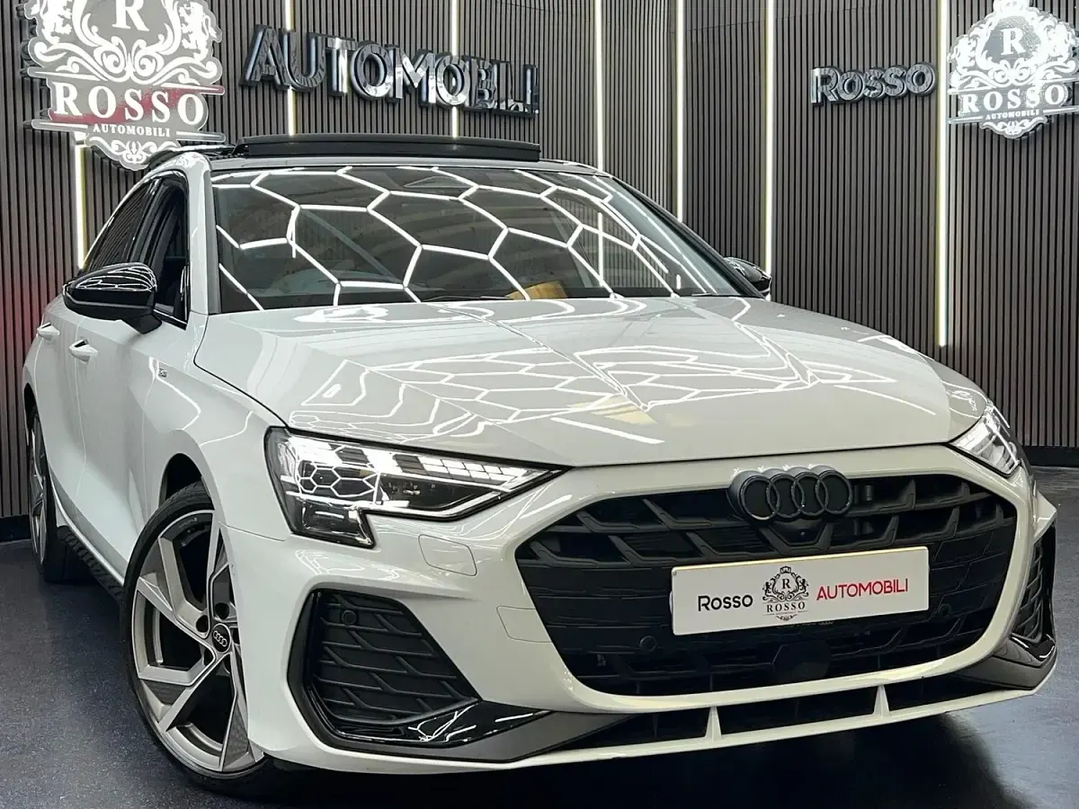 Used Audi A3 Black Edition 2025 White Sedan
