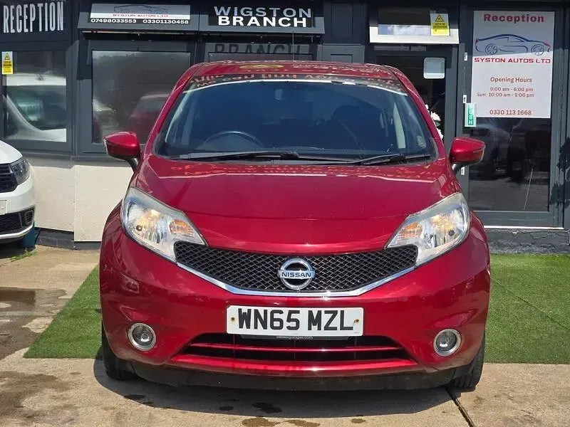 Used Nissan Note Acenta Premium 90 HP (66 kW) 2015 Red Hatchback