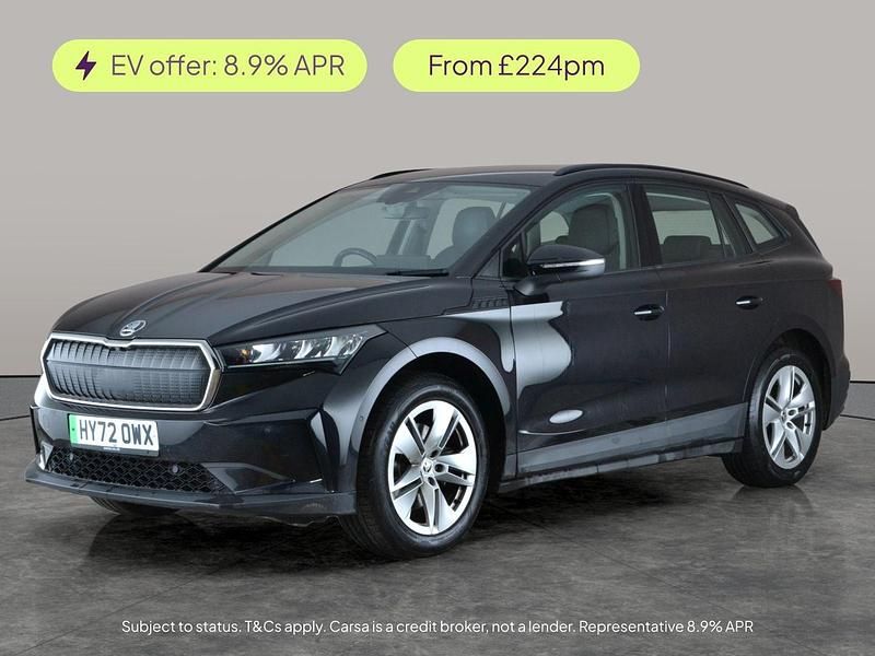 Black Used 2022 Skoda Enyaq iV ecoSuite SUV | £15,107 (Fair price) - Image 1/3