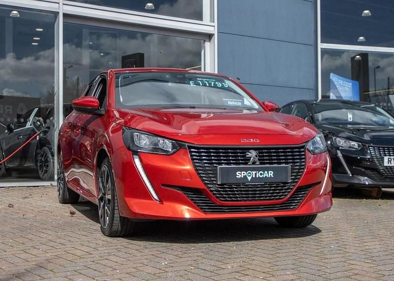 Used Peugeot 208 Allure 129 HP (94 kW) 2021 Red Hatchback