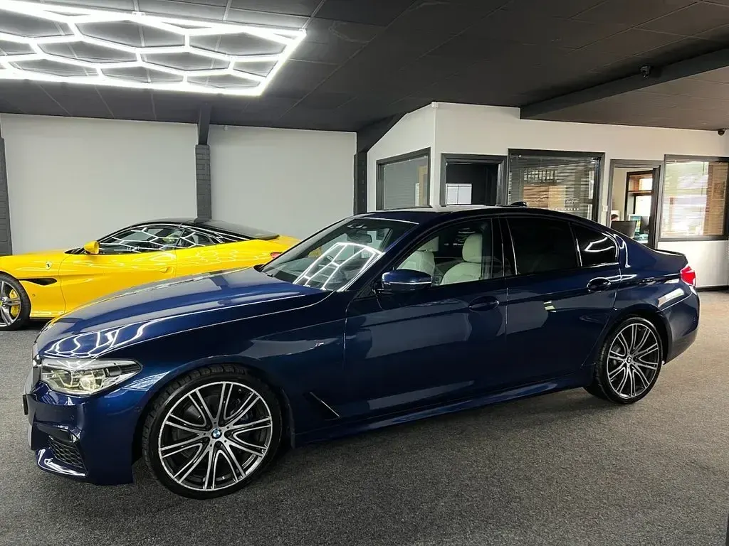 Used BMW 530 M Sport 265 HP (194 kW) 2018 Blue Sedan
