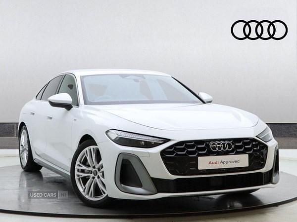 White Used 2025 Audi A5 S-Line Sedan | £35,990 - Image 1/4