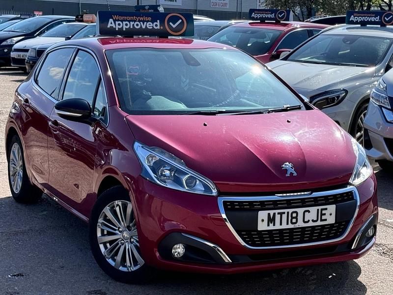 Used Peugeot 208 Allure 2018 Red Hatchback