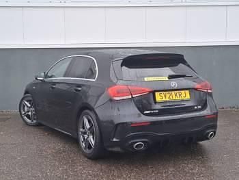 Used Mercedes A35 AMG Executive 306 HP (225 kW) 2021 Black Hatchback