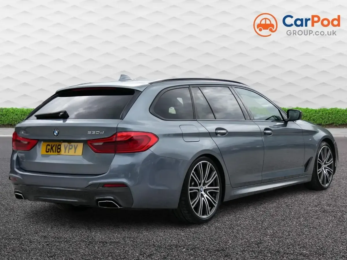 Begagnad BMW 530 M Sport 2018 Blå Kombi