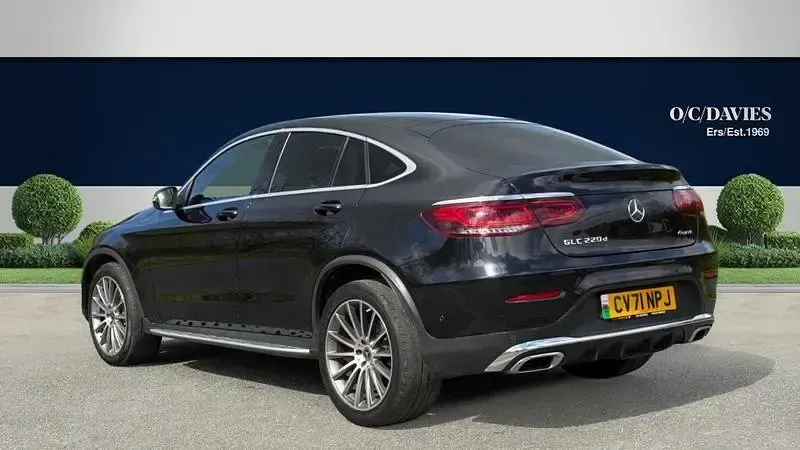 Used Mercedes GLC220 AMG line 2021 Black SUV