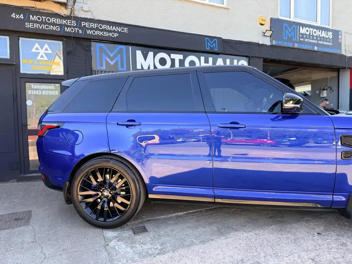 Used Land Rover Range Rover Sport SVR 2017 Blue SUV